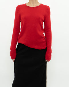 TAHARI x Red Pure Cashmere Sweater (XS-L)