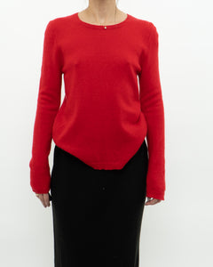 TAHARI x Red Pure Cashmere Sweater (XS-L)