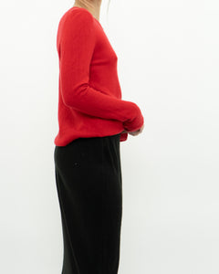 TAHARI x Red Pure Cashmere Sweater (XS-L)