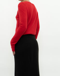 TAHARI x Red Pure Cashmere Sweater (XS-L)