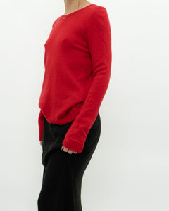 TAHARI x Red Pure Cashmere Sweater (XS-L)