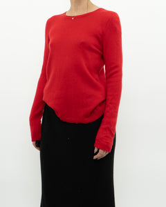 TAHARI x Red Pure Cashmere Sweater (XS-L)