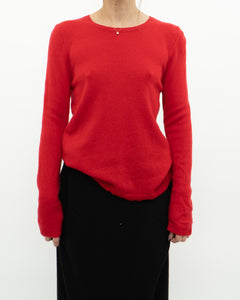 TAHARI x Red Pure Cashmere Sweater (XS-L)