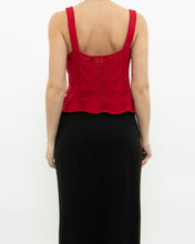 Load image into Gallery viewer, Modern x Red Knit Crop Tank (S)