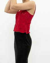 Load image into Gallery viewer, Modern x Red Knit Crop Tank (S)