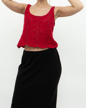 Load image into Gallery viewer, Modern x Red Knit Crop Tank (S)