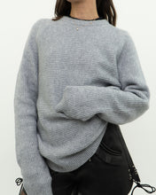 Load image into Gallery viewer, REISS x Grey, Blue Soft Wool-Blend Knit Sweater (S-L)