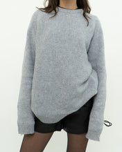 Load image into Gallery viewer, REISS x Grey, Blue Soft Wool-Blend Knit Sweater (S-L)