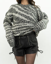 Load image into Gallery viewer, CURRENT ELLIOTT x Black, White Knit Wool-Blend Sweater (XS-L)