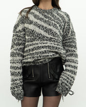 Load image into Gallery viewer, CURRENT ELLIOTT x Black, White Knit Wool-Blend Sweater (XS-L)