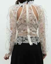 Load image into Gallery viewer, SELF PORTRAIT x Deadstock Cream Lace Blouse (XS, S)