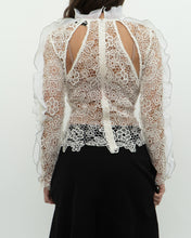 Load image into Gallery viewer, SELF PORTRAIT x Deadstock Cream Lace Blouse (XS, S)