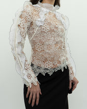 Load image into Gallery viewer, SELF PORTRAIT x Deadstock Cream Lace Blouse (XS, S)