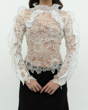 Load image into Gallery viewer, SELF PORTRAIT x Deadstock Cream Lace Blouse (XS, S)