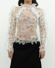 Load image into Gallery viewer, SELF PORTRAIT x Deadstock Cream Lace Blouse (XS, S)