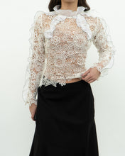 Load image into Gallery viewer, SELF PORTRAIT x Deadstock Cream Lace Blouse (XS, S)