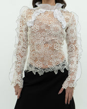 Load image into Gallery viewer, SELF PORTRAIT x Deadstock Cream Lace Blouse (XS, S)