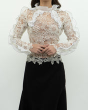 Load image into Gallery viewer, SELF PORTRAIT x Deadstock Cream Lace Blouse (XS, S)