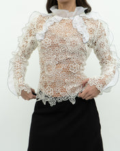 Load image into Gallery viewer, SELF PORTRAIT x Deadstock Cream Lace Blouse (XS, S)