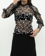 Load image into Gallery viewer, SELF PORTRAIT x Black Lace Blouse (XS, S)