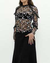 Load image into Gallery viewer, SELF PORTRAIT x Black Lace Blouse (XS, S)