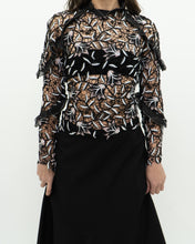 Load image into Gallery viewer, SELF PORTRAIT x Black Lace Blouse (XS, S)