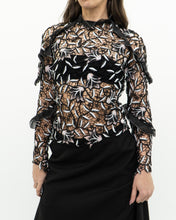 Load image into Gallery viewer, SELF PORTRAIT x Black Lace Blouse (XS, S)