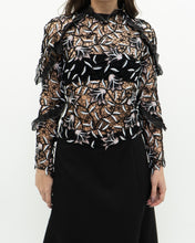 Load image into Gallery viewer, SELF PORTRAIT x Black Lace Blouse (XS, S)