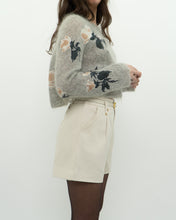 Load image into Gallery viewer, SNIDEL x Grey Floral Embroidered Mohair Sweater (XS-M)