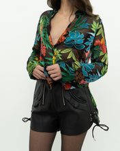 Load image into Gallery viewer, ALICE + OLIVIA x Tropical Floral Silk-Blend Blouse (XS-M)