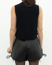 Load image into Gallery viewer, A.L.C. x Black Silk-blend Cropped Tank (XS, S)