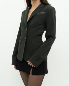 SANDRA ANGELOZZI x Deep Green Blazer (XS, S)