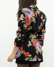 Load image into Gallery viewer, CINQ A SEPT x Black Floral Blazer (XS, S)