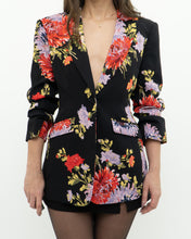 Load image into Gallery viewer, CINQ A SEPT x Black Floral Blazer (XS, S)