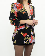 Load image into Gallery viewer, CINQ A SEPT x Black Floral Blazer (XS, S)