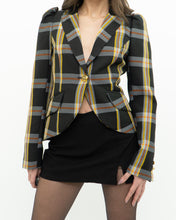 Load image into Gallery viewer, SMYTHE x Black Plaid Blazer (XS, S)