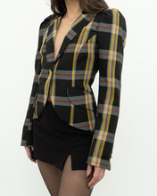 Load image into Gallery viewer, SMYTHE x Black Plaid Blazer (XS, S)