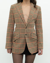 Load image into Gallery viewer, CURRENT ELLIOTT x Orange Plaid Blazer (XS, S)