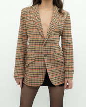 Load image into Gallery viewer, CURRENT ELLIOTT x Orange Plaid Blazer (XS, S)