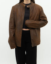 Load image into Gallery viewer, Vintage x Made in Pakistan x Distressed Brown Leather Jacket (S, M)