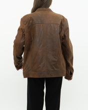 Load image into Gallery viewer, Vintage x Made in Pakistan x Distressed Brown Leather Jacket (S, M)