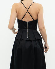 Load image into Gallery viewer, ELIZABETH &amp; JAMES x Black Frilly Dress (S)