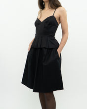 Load image into Gallery viewer, ELIZABETH &amp; JAMES x Black Frilly Dress (S)