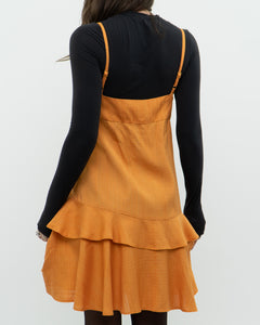 SANDRO PARIS x Deadstock Orange Dress (M, L)