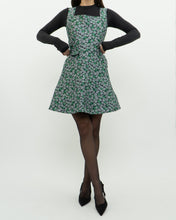 Load image into Gallery viewer, MAISON KITSUNE x Blue, Green Floral Mini Dress (XS, S)