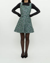 Load image into Gallery viewer, MAISON KITSUNE x Blue, Green Floral Mini Dress (XS, S)