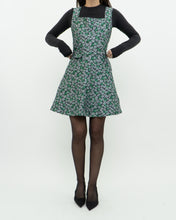 Load image into Gallery viewer, MAISON KITSUNE x Blue, Green Floral Mini Dress (XS, S)