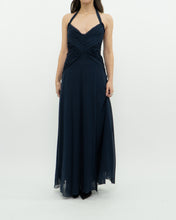 Load image into Gallery viewer, BCBG MAXAZRIA x Navy Pure Silk Dress (S)