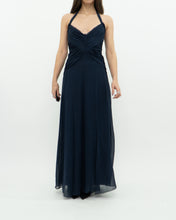 Load image into Gallery viewer, BCBG MAXAZRIA x Navy Pure Silk Dress (S)