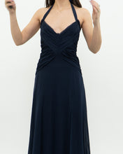 Load image into Gallery viewer, BCBG MAXAZRIA x Navy Pure Silk Dress (S)